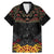 Custom New Zealand Rugby Family Matching Mermaid Dress and Hawaiian Shirt Black Fern Maori Tribal Pattern LT03 Dad's Shirt - Short Sleeve Black - Polynesian Pride