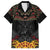 Custom New Zealand Rugby Family Matching Puletasi and Hawaiian Shirt Black Fern Maori Tribal Pattern LT03 Dad's Shirt - Short Sleeve Black - Polynesian Pride