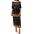 Custom New Zealand Rugby Puletasi Black Fern Maori Tribal Pattern LT03 Long Dress Black - Polynesian Pride