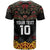 Custom New Zealand Rugby T Shirt Black Fern Maori Tribal Pattern LT03 - Polynesian Pride