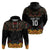 Custom New Zealand Rugby Zip Hoodie Black Fern Maori Tribal Pattern LT03 - Polynesian Pride