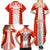 Custom Tonga Rugby Family Matching Summer Maxi Dress and Hawaiian Shirt Ikale Tahi Ngatu Tribal Pattern LT03