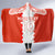 Custom Tonga Rugby Hooded Blanket Ikale Tahi Ngatu Tribal Pattern