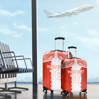 Custom Tonga Rugby Luggage Cover Ikale Tahi Ngatu Tribal Pattern LT03 - Polynesian Pride