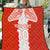 Custom Tonga Rugby Quilt Ikale Tahi Ngatu Tribal Pattern