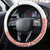 Tonga Rugby Steering Wheel Cover Ikale Tahi Ngatu Tribal Pattern