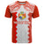 Custom Tonga Rugby T Shirt Ikale Tahi Ngatu Tribal Pattern LT03