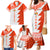 Custom Tonga Rugby Family Matching Mermaid Dress and Hawaiian Shirt Ikale Tahi Ngatu Tribal Pattern Half Style LT03