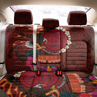 American Samoa Manulele Tausala Nu'uuli Back Car Seat Cover Tatau Art Pattern with Tropical Plants LT03 - Polynesian Pride