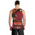 American Samoa Manulele Tausala Nu'uuli Men Tank Top Tatau Art Pattern with Tropical Plants