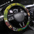 Cook Islands ANDAC Day Steering Wheel Cover Honor and Remember Soliders-Forever in My Thoughts Grunge Style