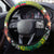 Cook Islands ANDAC Day Steering Wheel Cover Honor and Remember Soliders-Forever in My Thoughts Grunge Style