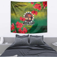 Cook Islands ANDAC Day Tapestry Honor and Remember Soliders-Forever in My Thoughts Grunge Style LT03 - Polynesian Pride