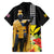 Hawaii King Kamehameha Day Family Matching Summer Maxi Dress and Hawaiian Shirt Kanaka Maoli Hibiscus Flower and Kakau Pattern