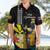 Hawaii King Kamehameha Day Hawaiian Shirt Kanaka Maoli Hibiscus Flower and Kakau Pattern