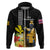 Hawaii King Kamehameha Day Hoodie Kanaka Maoli Hibiscus Flower and Kakau Pattern