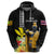 Hawaii King Kamehameha Day Hoodie Kanaka Maoli Hibiscus Flower and Kakau Pattern