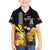 Hawaii King Kamehameha Day Kid Hawaiian Shirt Kanaka Maoli Hibiscus Flower and Kakau Pattern