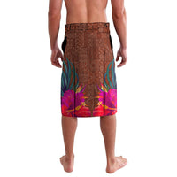 Chamorro Biba Guam Lavalava Latte Stone Tribal and Hibiscus Flower Tapa Pattern LT03 - Polynesian Pride