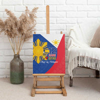 Philippines Independence Day Canvas Wall Art Araw ng Kalayaan Polynesian Sun and YAKAN Pattern LT03 - Polynesian Pride