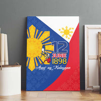 Philippines Independence Day Canvas Wall Art Araw ng Kalayaan Polynesian Sun and YAKAN Pattern LT03 - Polynesian Pride