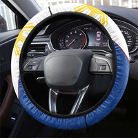 Philippines Independence Day Steering Wheel Cover Araw ng Kalayaan Polynesian Sun and YAKAN Pattern LT03 - Polynesian Pride