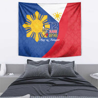 Philippines Independence Day Tapestry Araw ng Kalayaan Polynesian Sun and YAKAN Pattern LT03 - Polynesian Pride