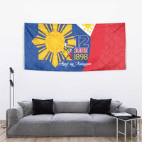 Philippines Independence Day Tapestry Araw ng Kalayaan Polynesian Sun and YAKAN Pattern LT03 - Polynesian Pride