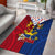 Philippines Independence Day 126th Anniversary Area Rug Polynesian Pattern National Flag Style