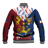 Philippines Independence Day 126th Anniversary Baseball Jacket Polynesian Pattern National Flag Style LT03 - Polynesian Pride