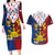 Philippines Independence Day 126th Anniversary Couples Matching Long Sleeve Bodycon Dress and Hawaiian Shirt Polynesian Pattern National Flag Style