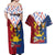 Philippines Independence Day 126th Anniversary Couples Matching Off Shoulder Maxi Dress and Hawaiian Shirt Polynesian Pattern National Flag Style