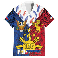 Philippines Independence Day 126th Anniversary Hawaiian Shirt Polynesian Pattern National Flag Style LT03 Red - Polynesian Pride