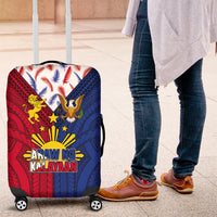 Philippines Independence Day 126th Anniversary Luggage Cover Polynesian Pattern National Flag Style LT03 Red - Polynesian Pride