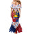 Philippines Independence Day 126th Anniversary Mermaid Dress Polynesian Pattern National Flag Style