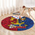 Philippines Independence Day 126th Anniversary Round Carpet Polynesian Pattern National Flag Style