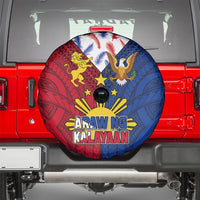 Philippines Independence Day 126th Anniversary Spare Tire Cover Polynesian Pattern National Flag Style LT03 - Polynesian Pride