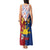 Philippines Independence Day 126th Anniversary Tank Maxi Dress Polynesian Pattern National Flag Style