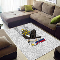 Philippines Eagle Week Area Rug Polynesian Pattern Barong Style LT03 - Polynesian Pride