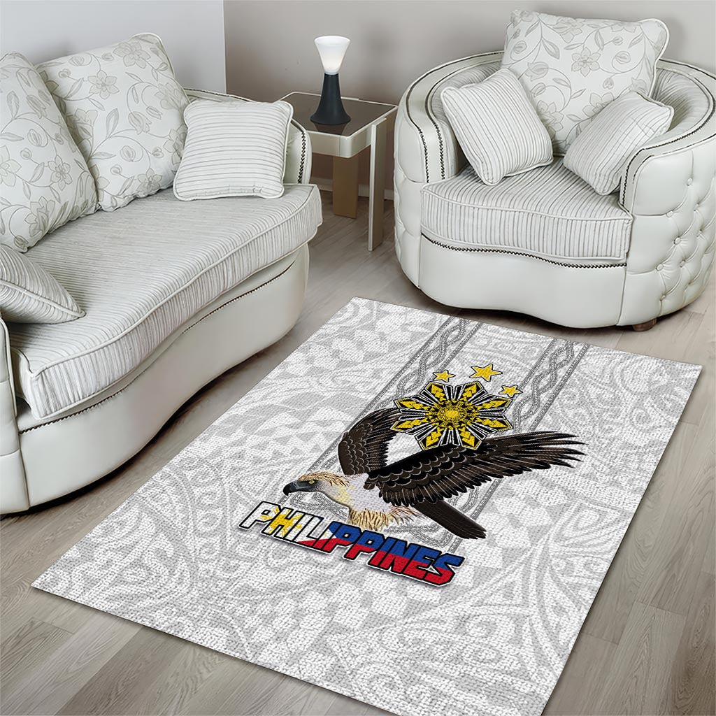 Philippines Eagle Week Area Rug Polynesian Pattern Barong Style LT03 - Polynesian Pride