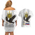 Philippines Eagle Week Couples Matching Off Shoulder Short Dress and Hawaiian Shirt Polynesian Pattern Barong Style