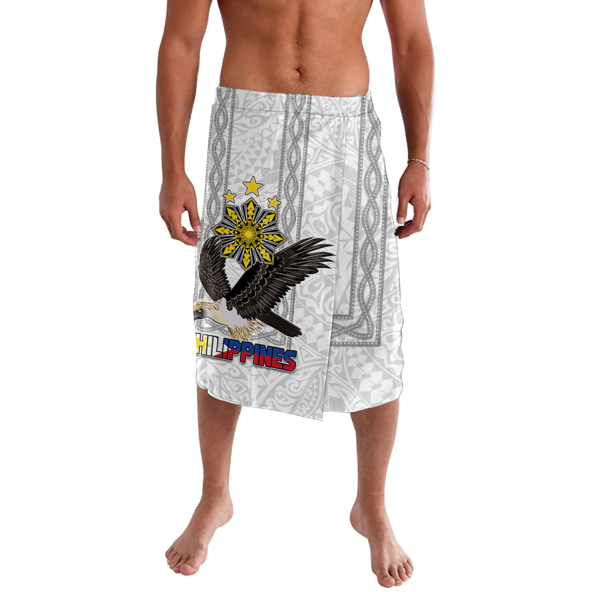 Philippines Eagle Week Lavalava Polynesian Pattern Barong Style