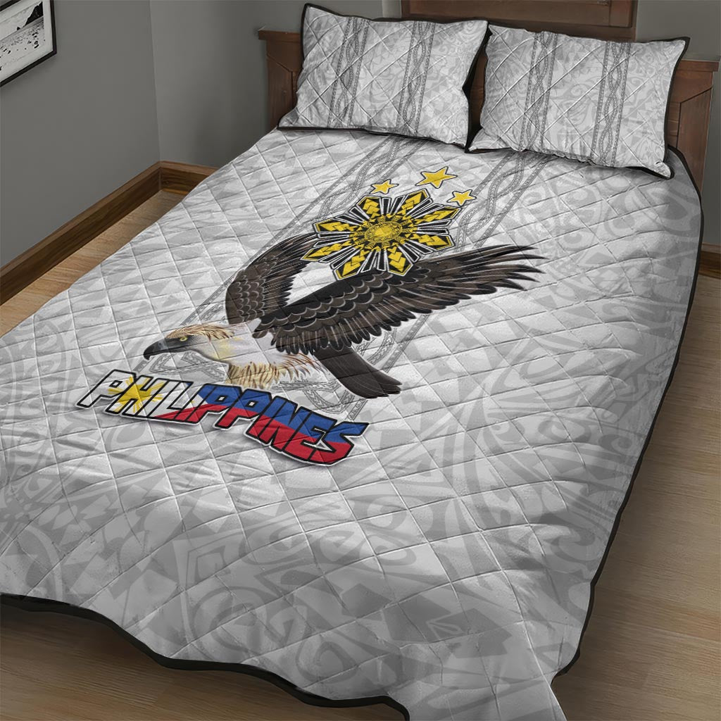 Philippines Eagle Week Quilt Bed Set Polynesian Pattern Barong Style LT03 - Polynesian Pride