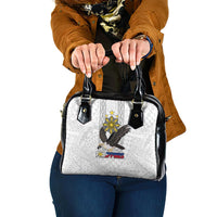 Philippines Eagle Week Shoulder Handbag Polynesian Pattern Barong Style LT03 One Size White - Polynesian Pride