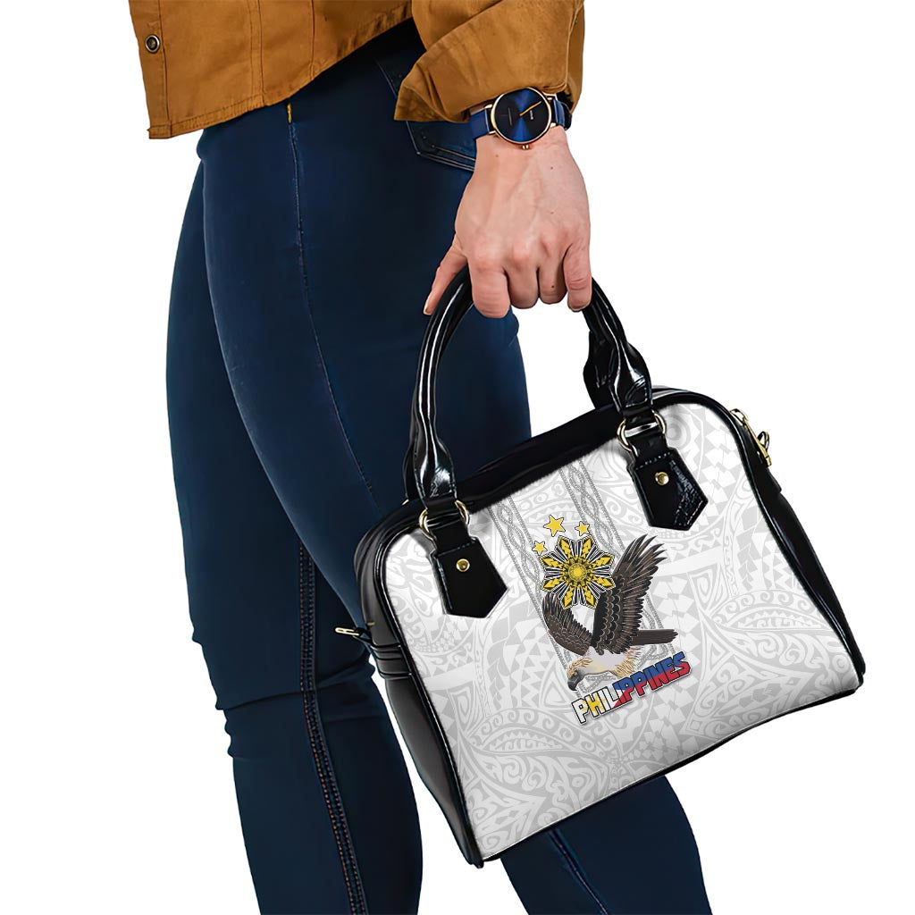 Philippines Eagle Week Shoulder Handbag Polynesian Pattern Barong Style LT03 - Polynesian Pride