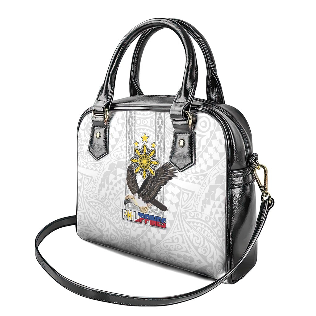 Philippines Eagle Week Shoulder Handbag Polynesian Pattern Barong Style LT03 - Polynesian Pride