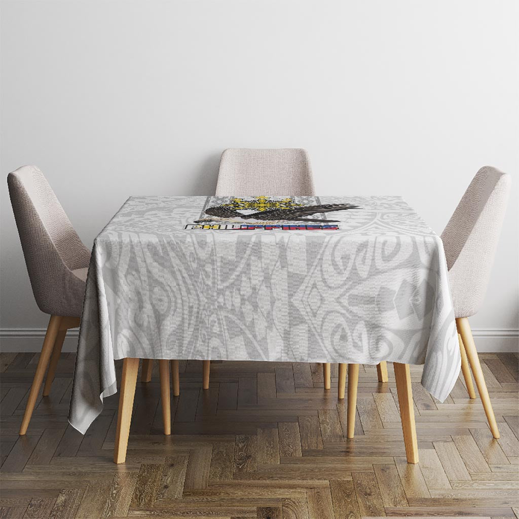 Philippines Eagle Week Tablecloth Polynesian Pattern Barong Style LT03 - Polynesian Pride