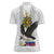 Philippines Eagle Week Women Polo Shirt Polynesian Pattern Barong Style