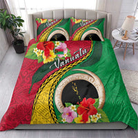 Vanuatu Tribal Boar Tusk Bedding Set Tropical Plants with Namele and Melanesian Pattern LT03 - Polynesian Pride