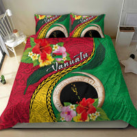 Vanuatu Tribal Boar Tusk Bedding Set Tropical Plants with Namele and Melanesian Pattern LT03 - Polynesian Pride